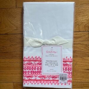 NEW Lilly Pulitzer Shell of a Time Pillowcase Set of 2